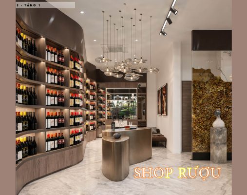 SHOP RƯỢU TP VINH – THIẾT KẾ & THI CÔNG NỘI THẤT | FLUXHOME