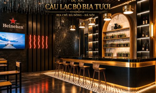 WAHABEER HÀ ĐÔNG – THIẾT KẾ & THI CÔNG NỘI THẤT BAR/CLB BIA | FLUXHOME