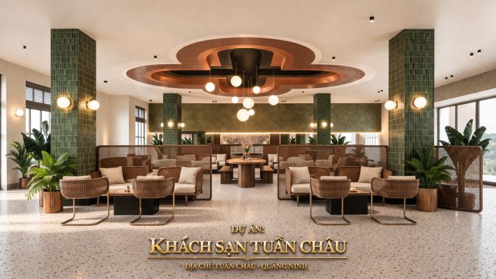 TẦNG 1 KHÁCH SẠN TUẦN CHÂU – THIẾT KẾ & THI CÔNG NỘI THẤT | FLUXHOME
