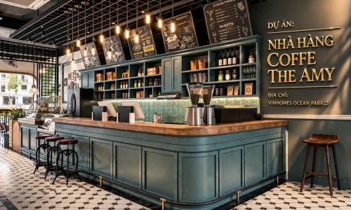 COFFEE THE AMY – THIẾT KẾ & THI CÔNG NỘI THẤT QUÁN CAFE | FLUXHOME